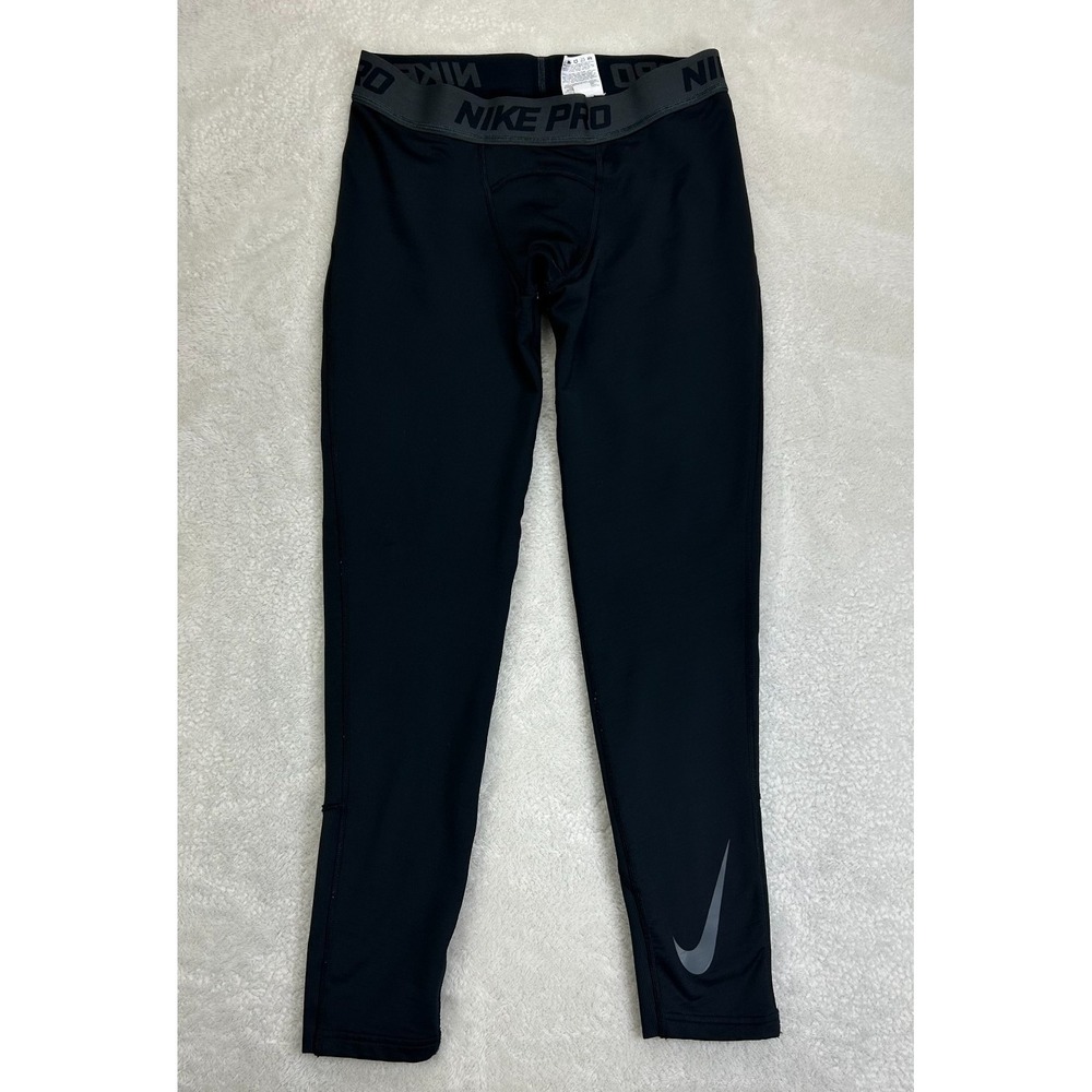 Nike Pro Compression Tights Pants Mens XL Black Stretch Athletic Gym Performance